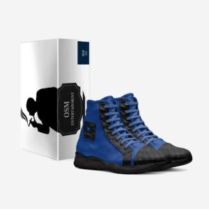 OSM shoes with box BLUE bLACK