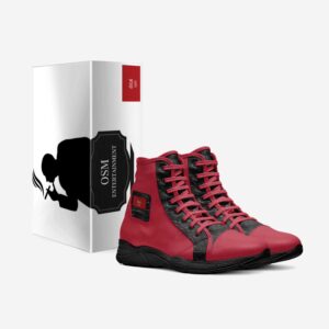 OSM shoes with box red